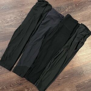 Black maternity leggings lot
